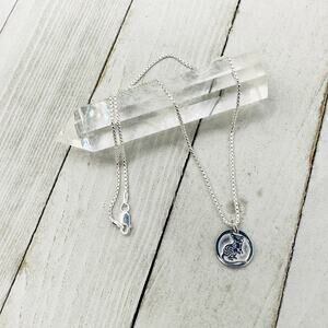 Chinese Zodiac Year of The Rat Pendant Necklace Sterling Silver